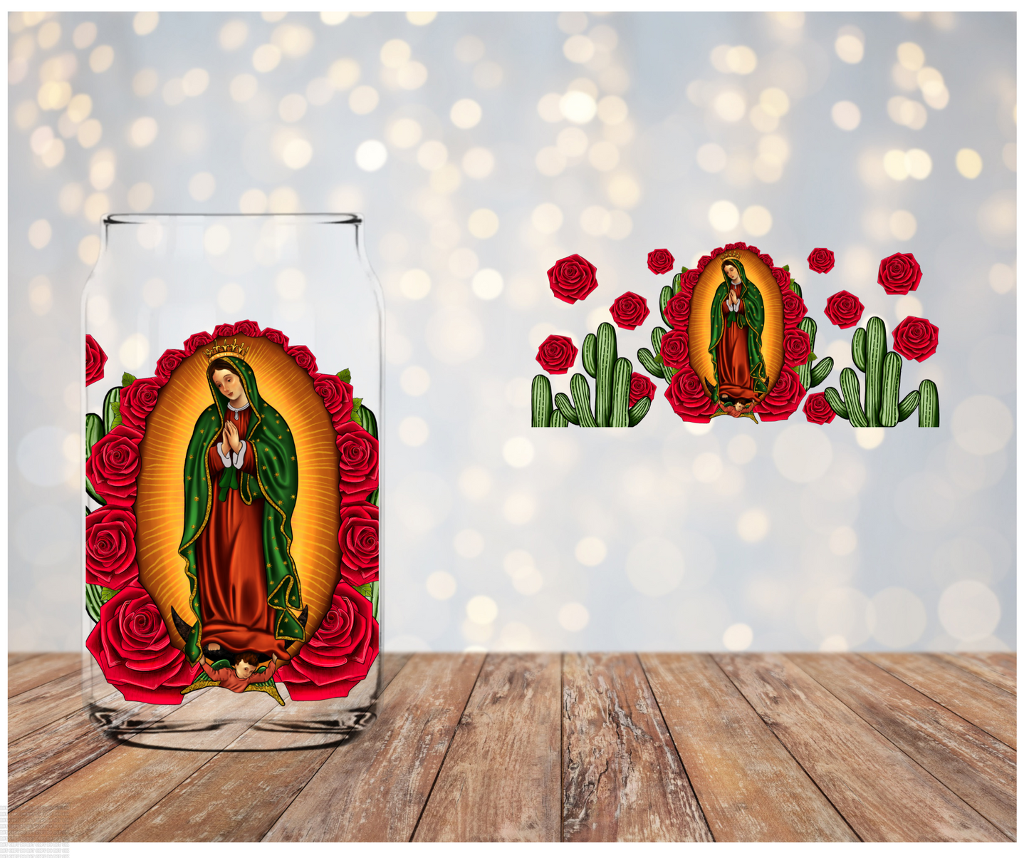 Virgen Maria UV DTF wrap