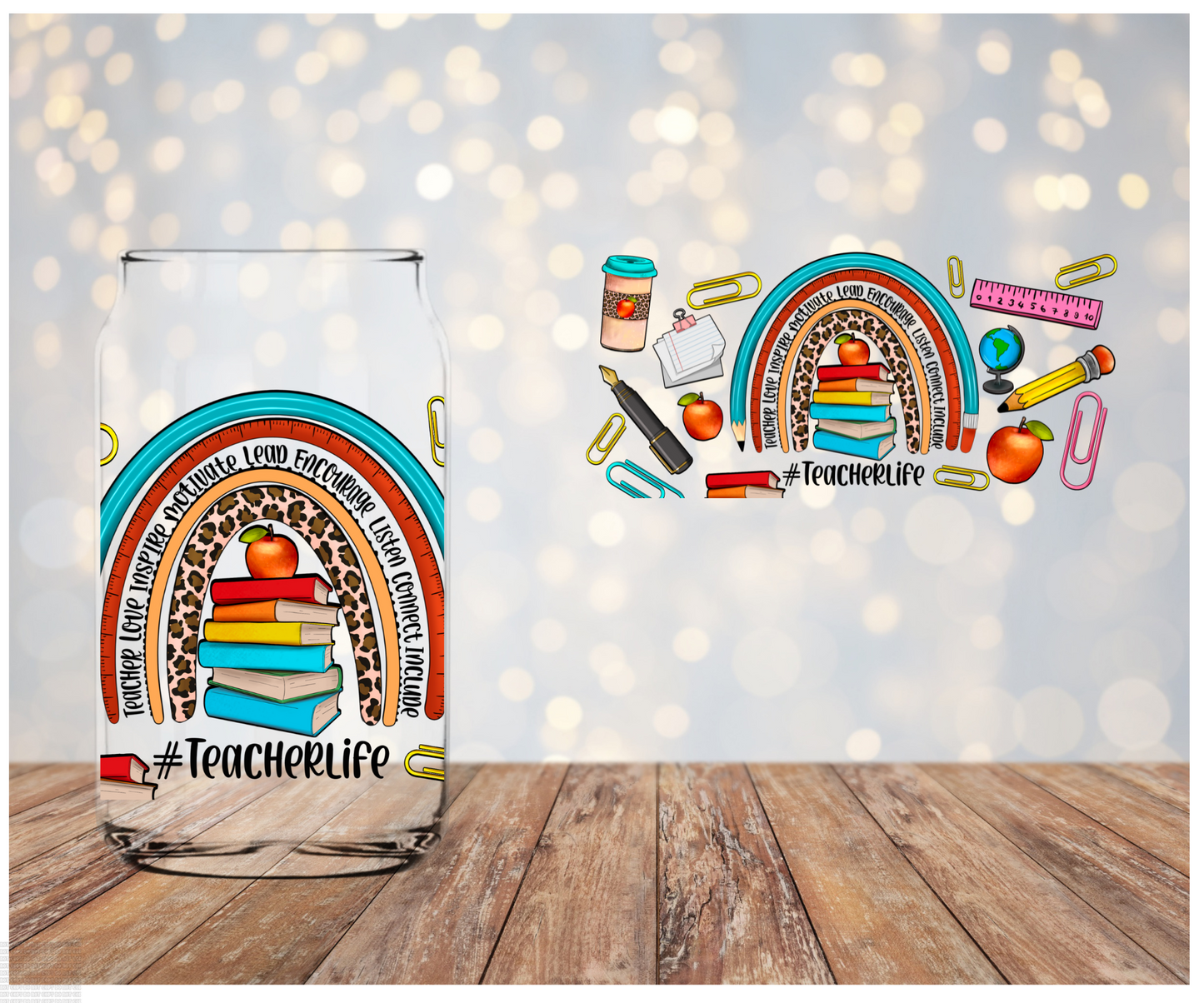 Teacherlife UV DTF wrap