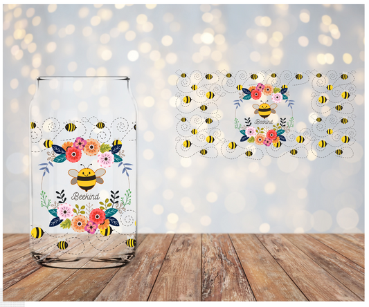 Bee Kind UV DTF wrap