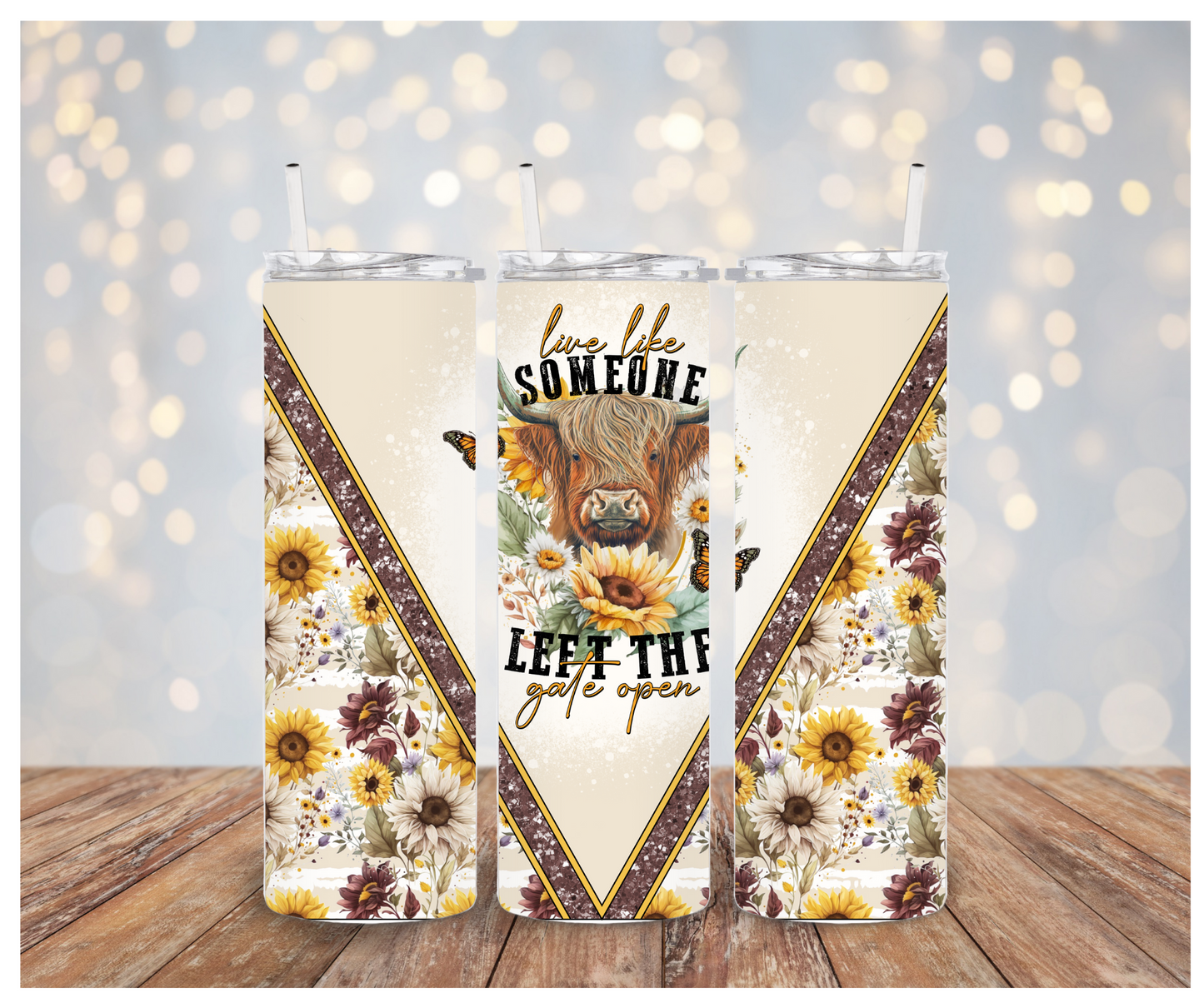 Live Like someone left the gate open Sublimation Transfer