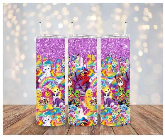 Lisa Frank Drip Sublimation Transfer