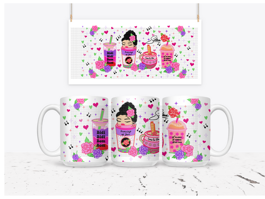 Bidi Bidi Bom Bom Mug wrap
