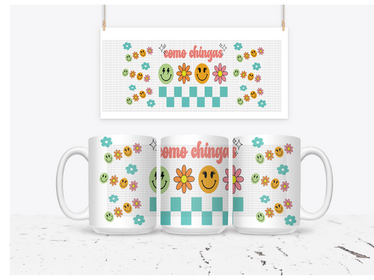 Como Chingas Mug wrap