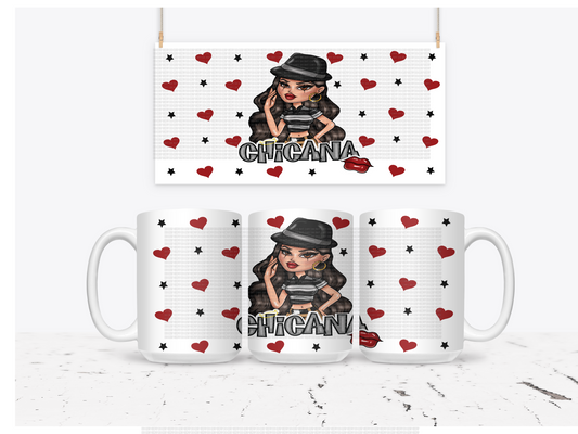 Chicana Mug wrap