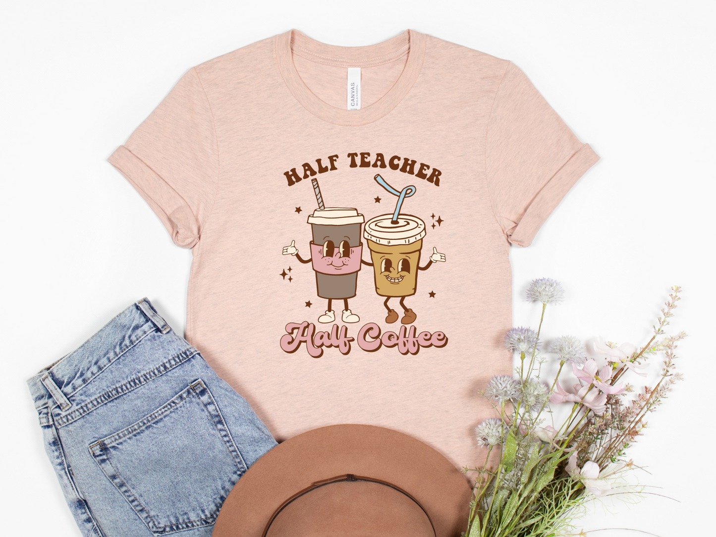 Half Teacher Half Coffee HTV