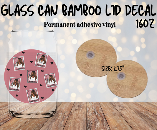 La Chingona Bamboo Lid Decal