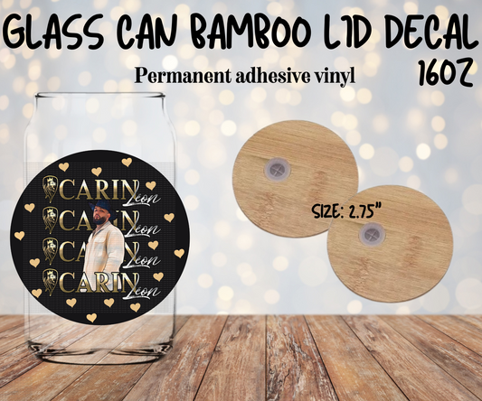 Carin Bamboo Lid Decal