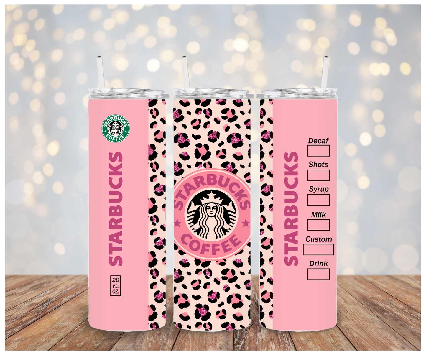 SB Pink Leopard Sublimation Transfer
