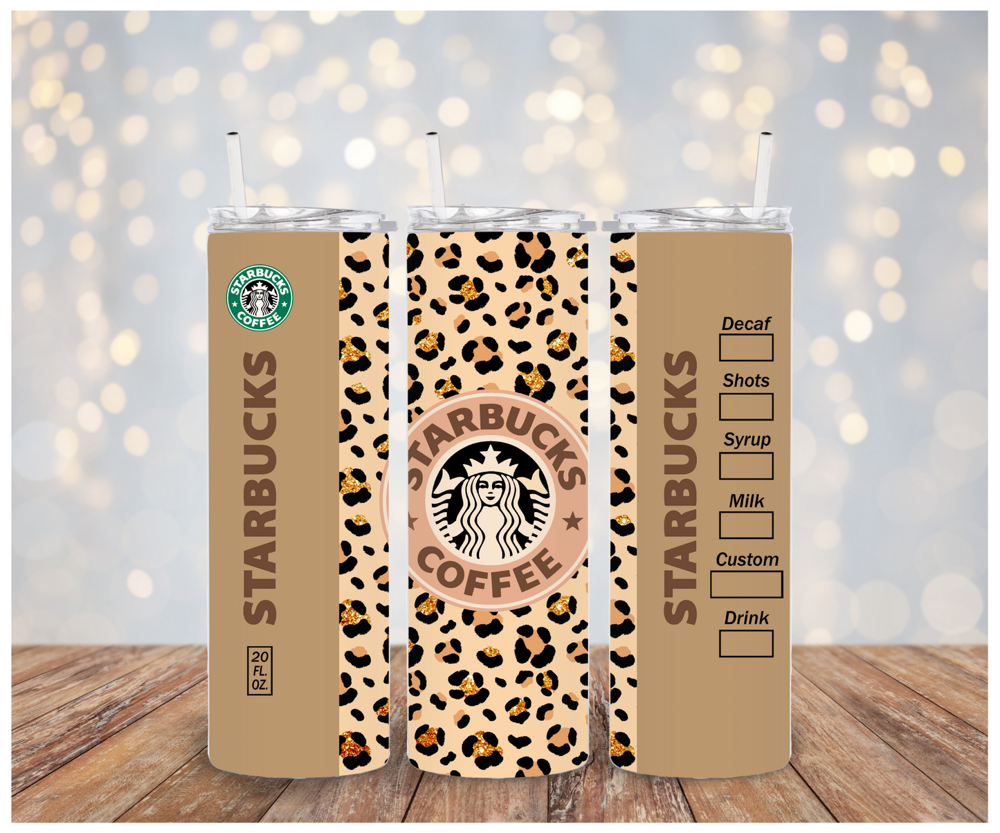 SB Brown Leopard Sublimation Transfer