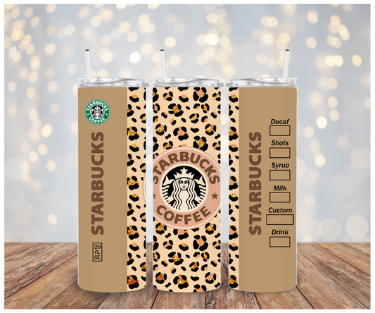SB Brown Leopard Sublimation Transfer