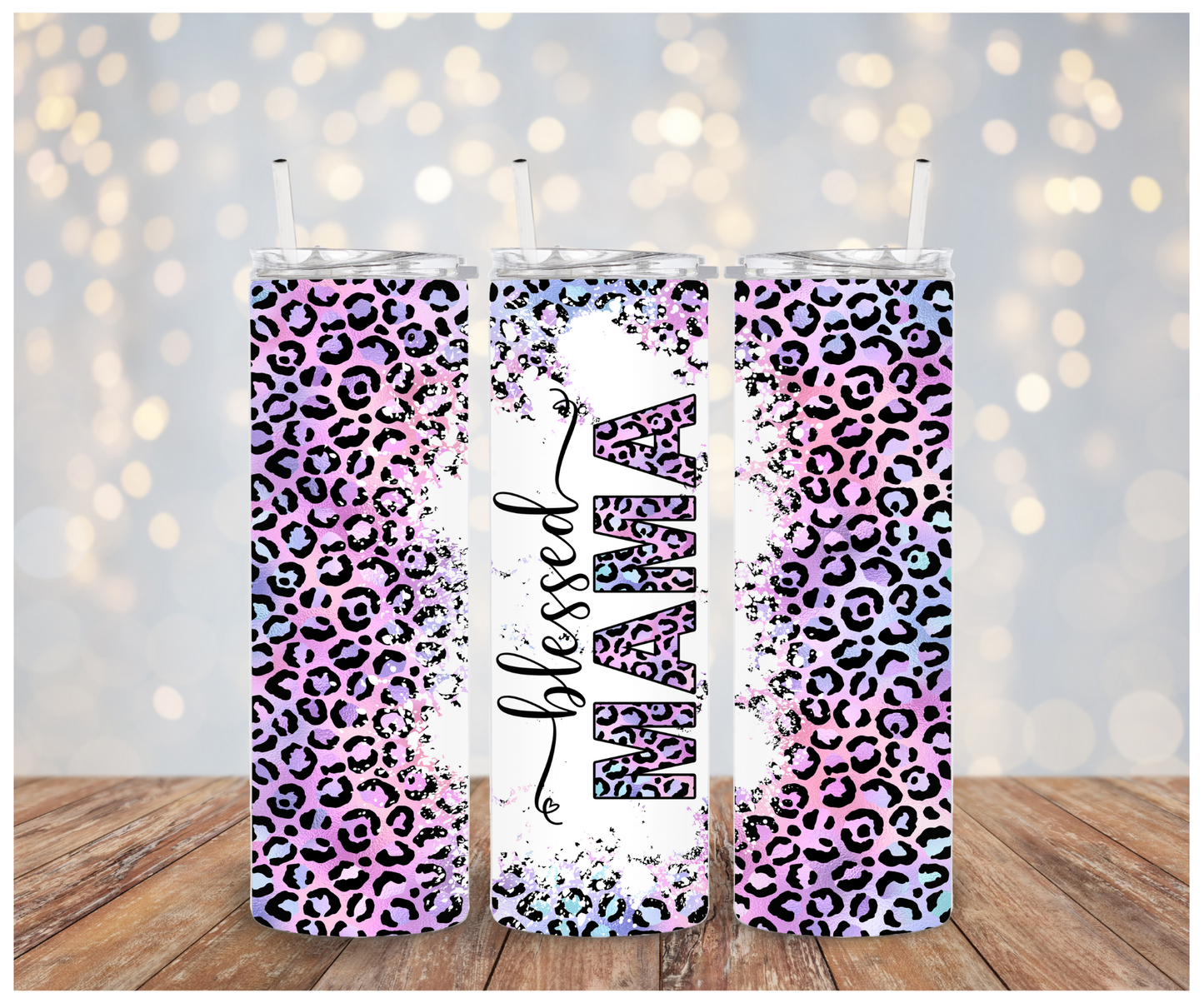Blessed Mama Leopard Sublimation Transfer