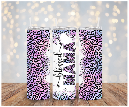 Blessed Mama Leopard Sublimation Transfer