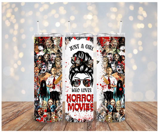 Just A Girl who loves horror movies Vinyl Wrap