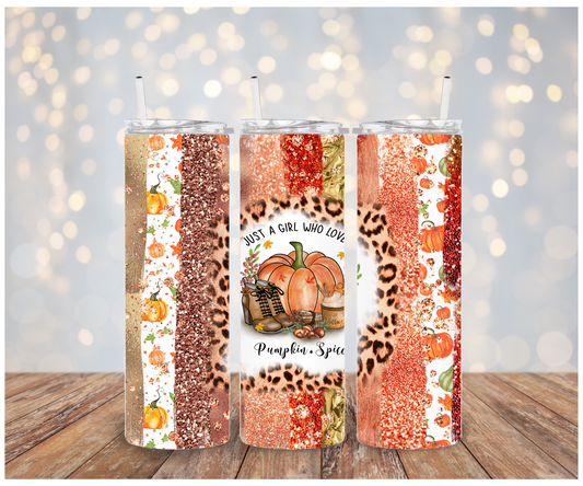 Just A Girl who loves pumpkin spice Vinyl Wrap
