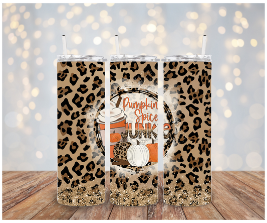 Pumpkin Spice season leopard Vinyl Wrap