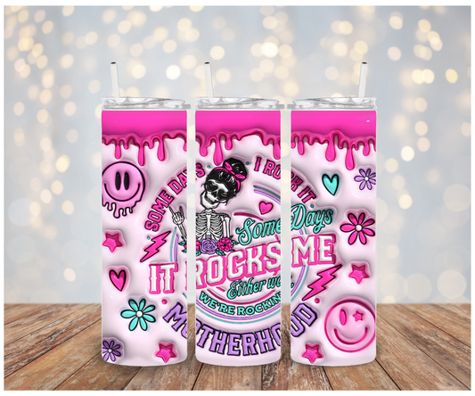 Sometimes I rock it sometimes it rocks me Vinyl Wrap