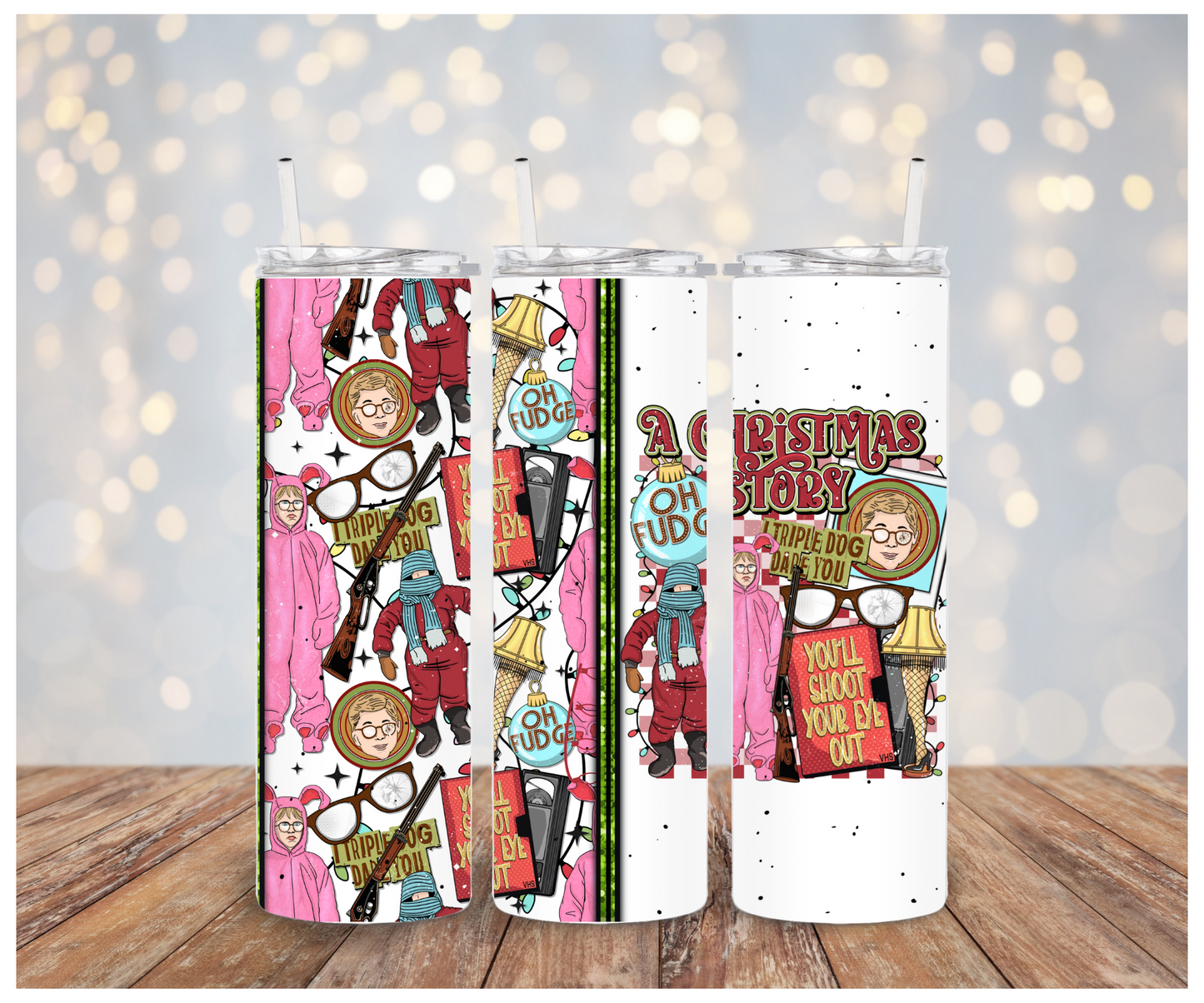 A Christams Story Sublimation Wrap