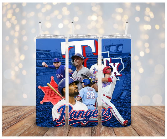 TX Rangers Sublimation Transfer