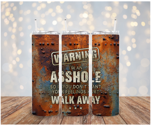 Warning I'm an asshole Vinyl Wrap