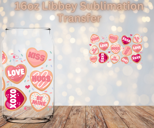 Vday Sugar Cookies Sublimation Transfer