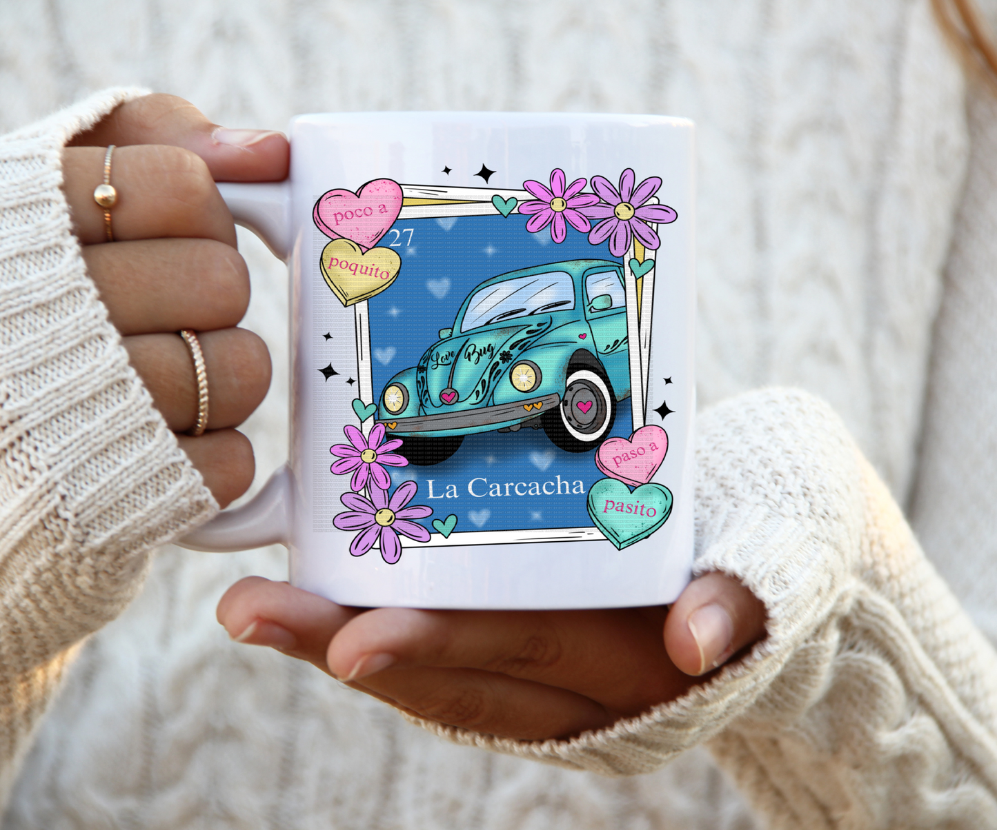 La Carcacha Mug wrap