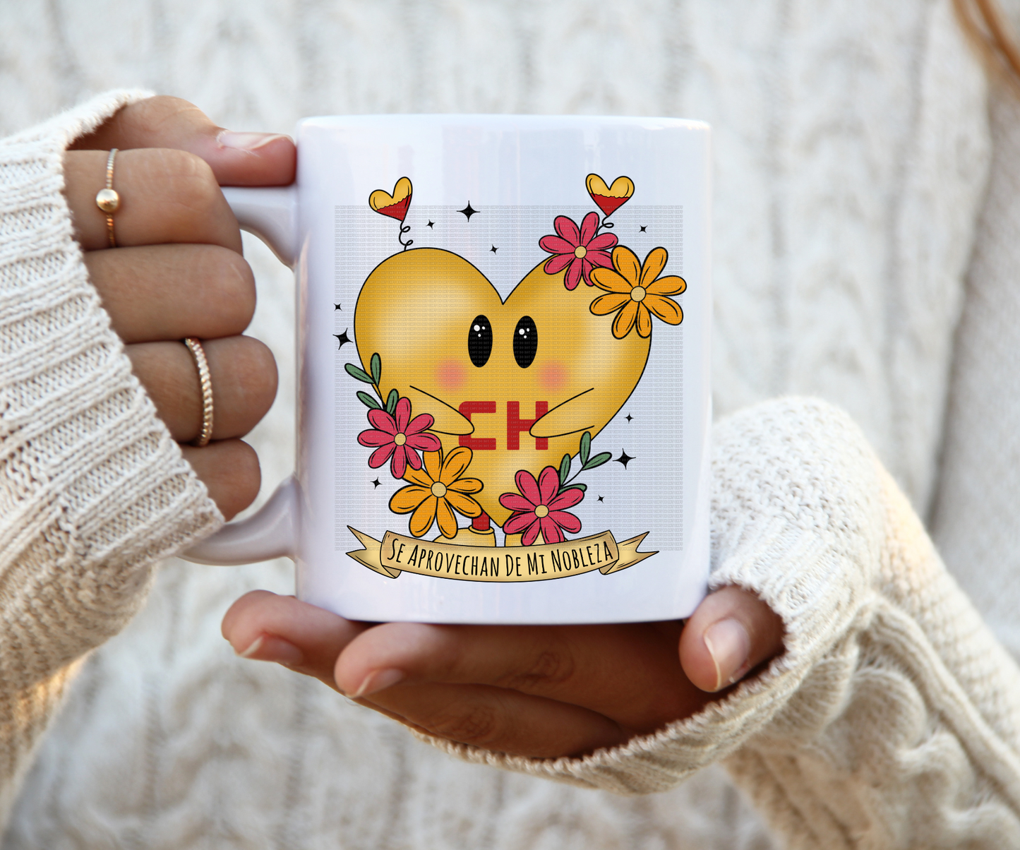 Se aprovechan de mi nobleza Mug wrap