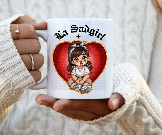 La Sad Girl Mug wrap