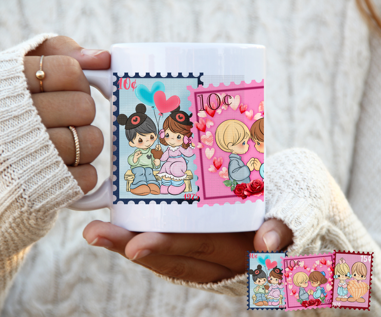 Prescious Moments Stamps Mug wrap
