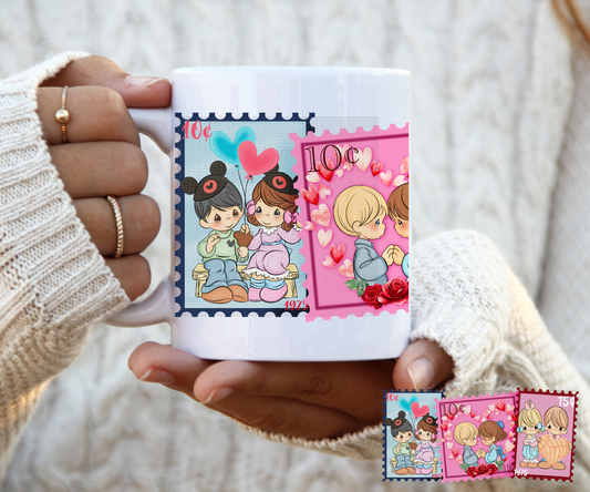 Prescious Moments Stamps Mug wrap