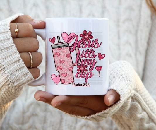 Jesus fills my cup Mug wrap