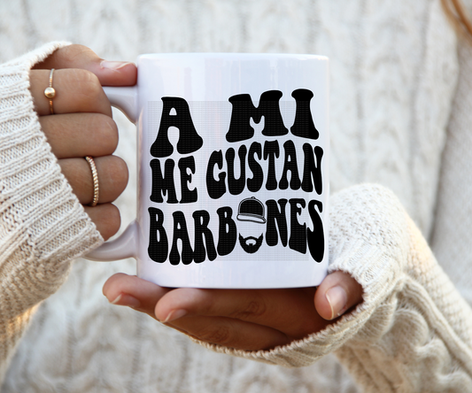 A Mi me gustan barbones Mug wrap