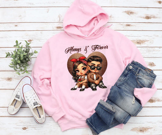 Always & Forever Clear Film Screen Print