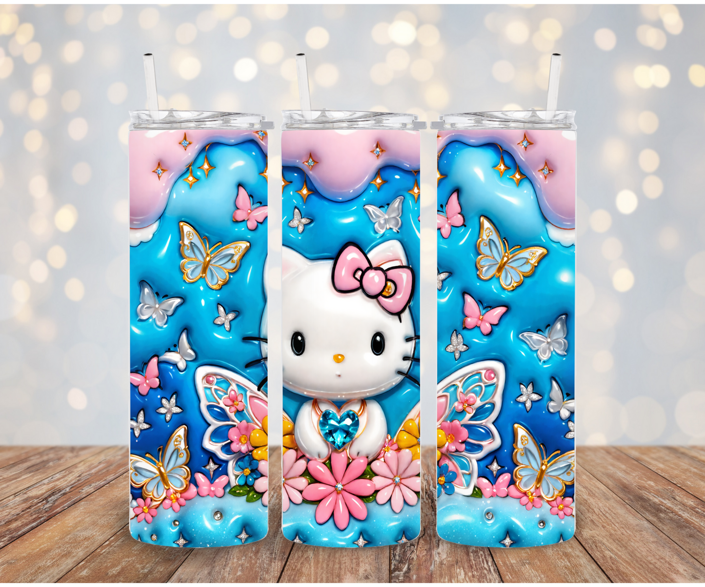 Butterfly Kitty Sublimation Transfer