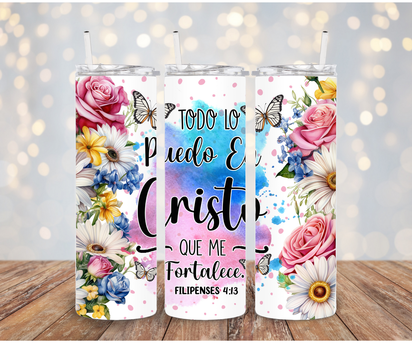 Todo lo puedo en Cristo Sublimation Transfer