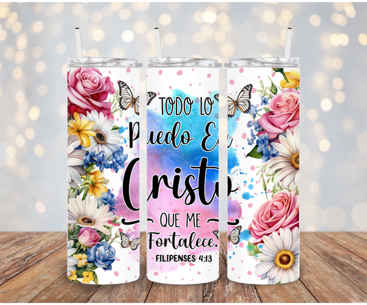 Todo lo puedo en Cristo Sublimation Transfer