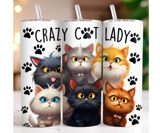Crazy Cat Lady Sublimation Transfer
