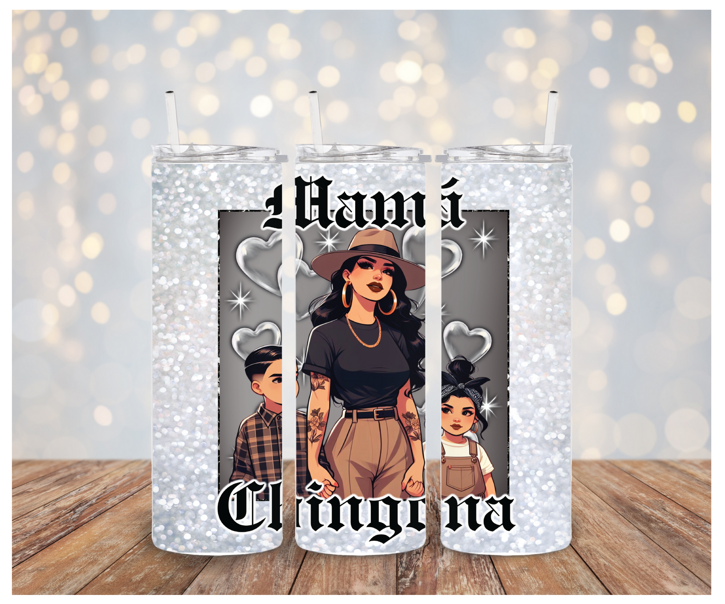 Mama Chingona 1 Girl 1 Boy Sublimation Transfer