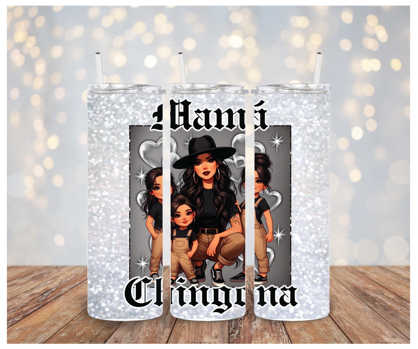 Mama Chingona 3 Girls Sublimation Transfer