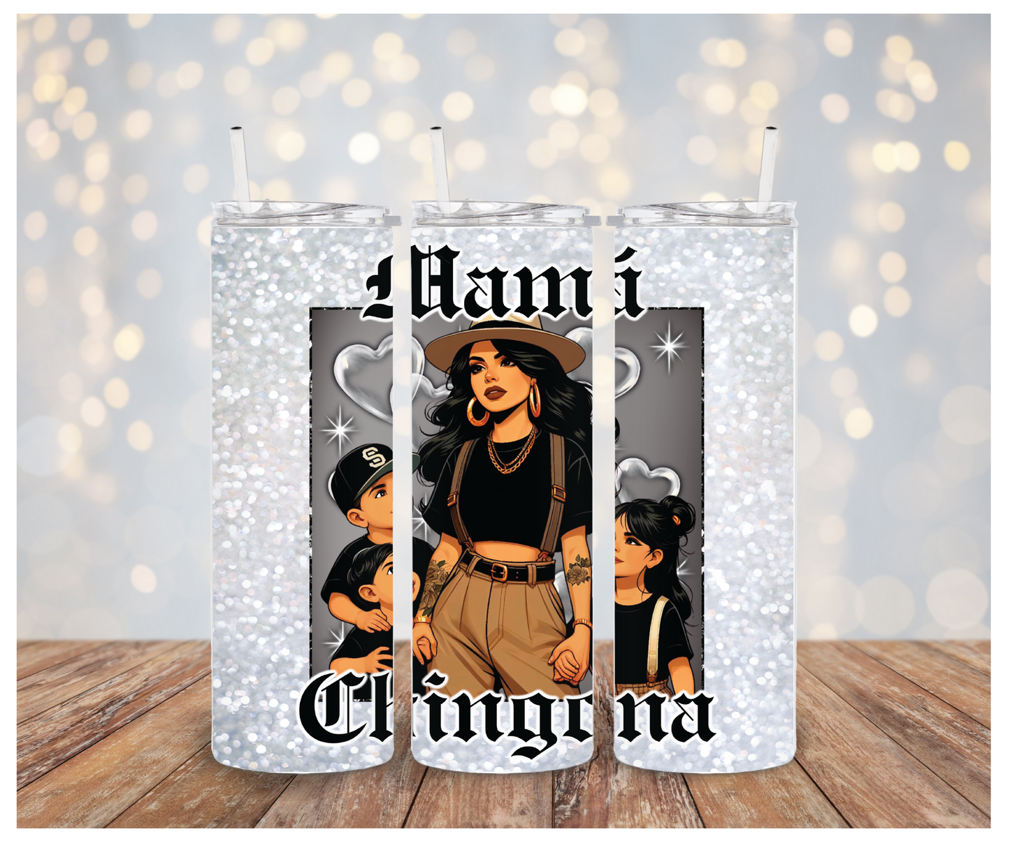 Mama Chingona 2 Boys 1 Girl Sublimation Transfer