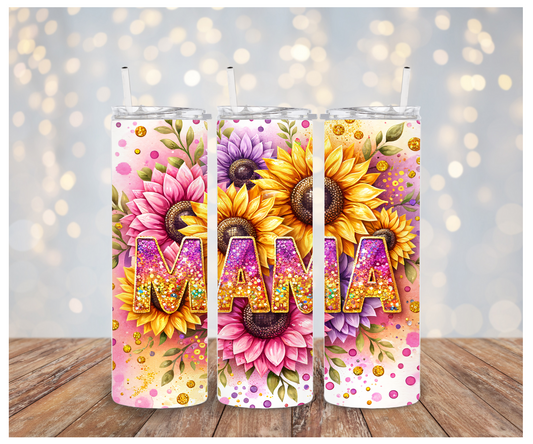 Sparkle Mama sunflower Sublimation Transfer