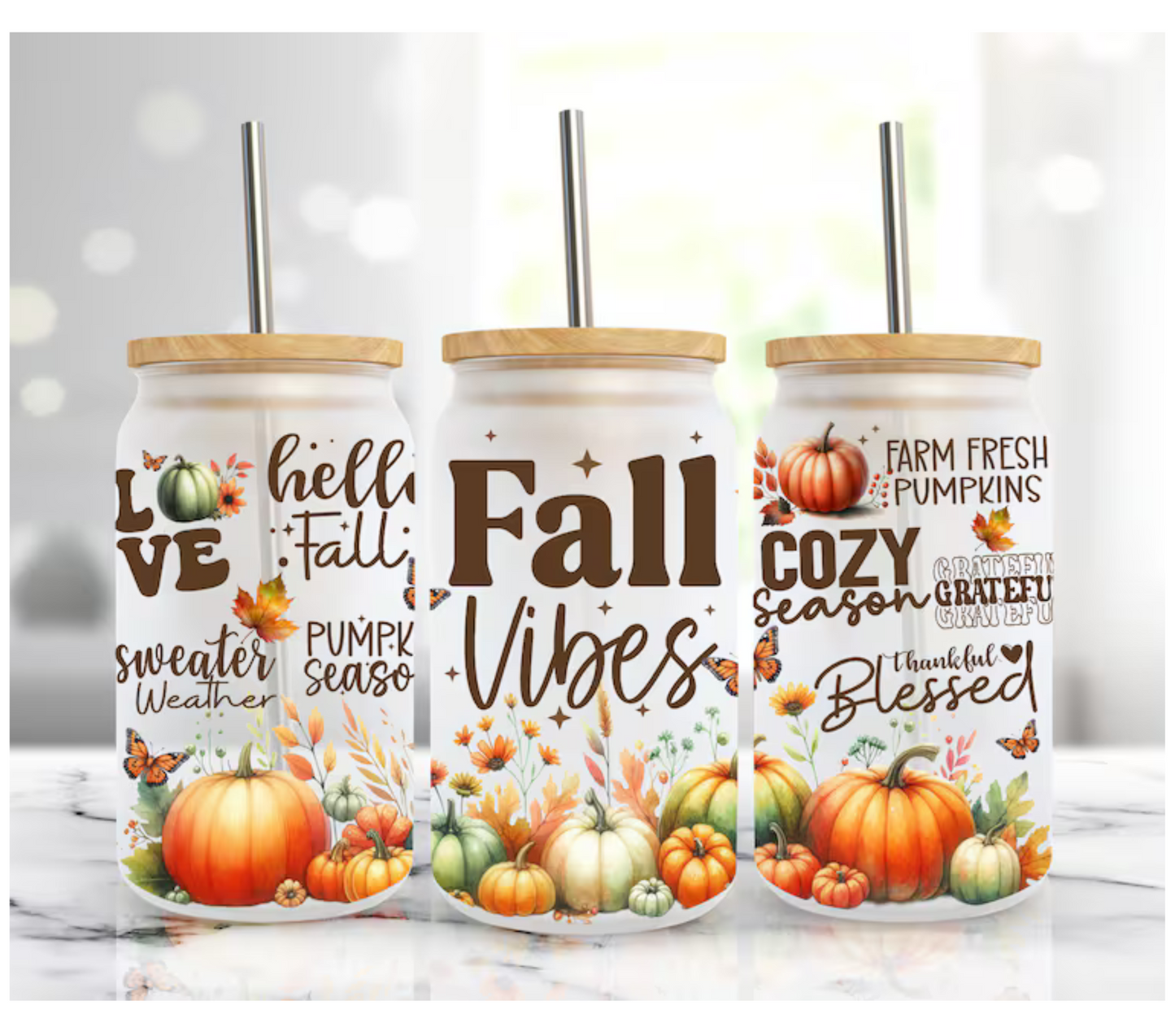 Fall Vibes UV DTF
