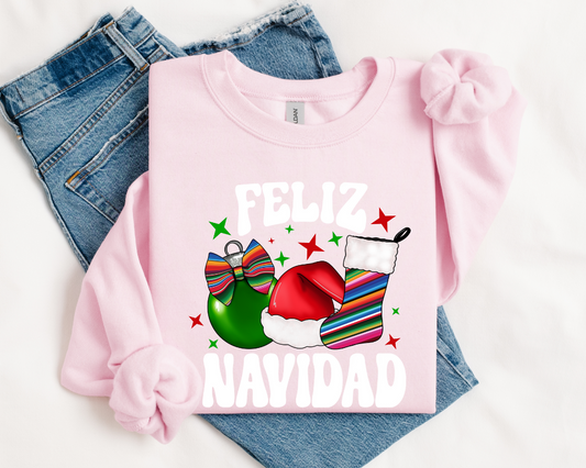 Feliz Navidad Direct To Film Transfer