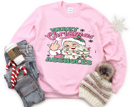 Merry Christmas Assholes Direct To Film Transfer