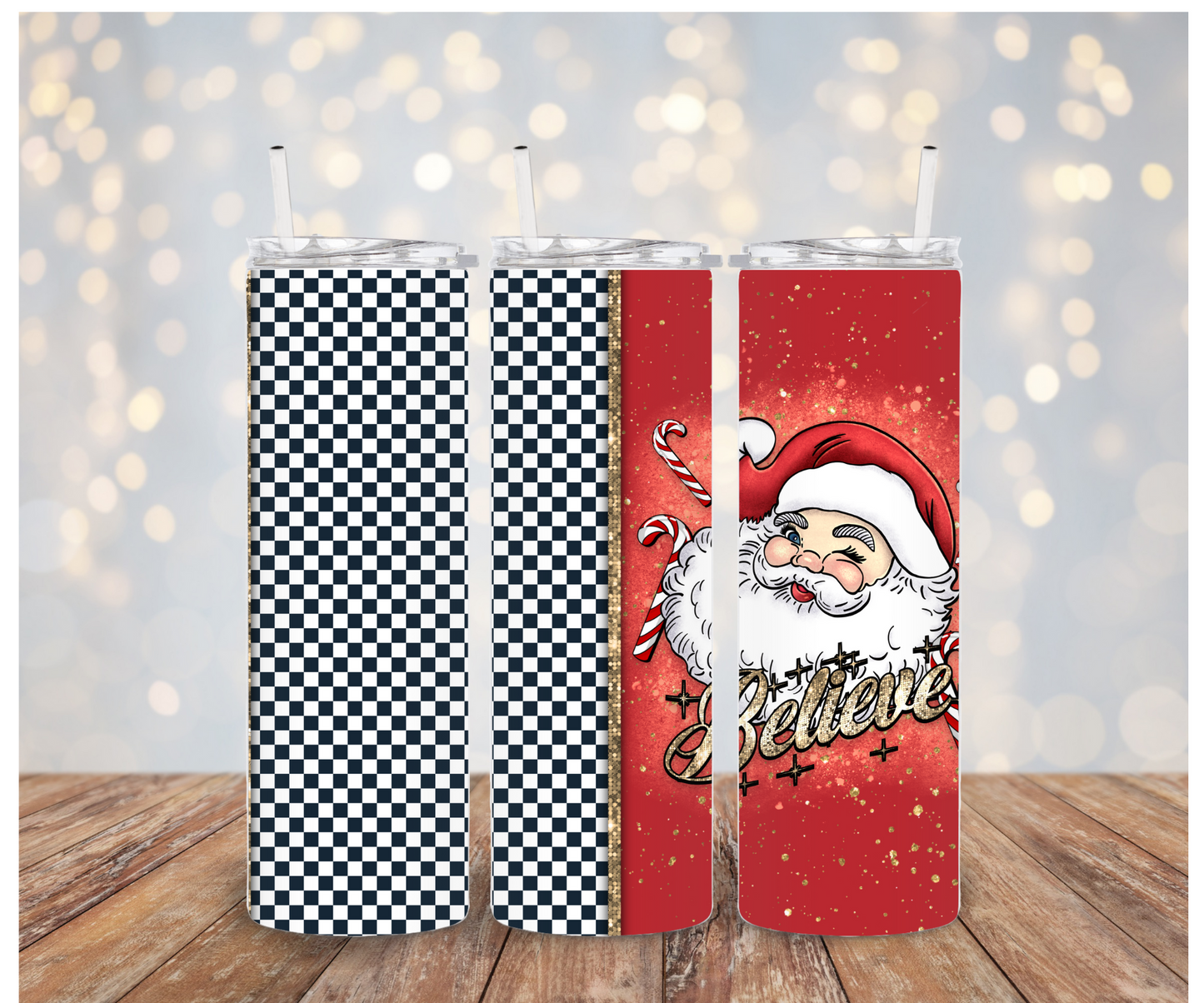 Santa Believe Sublimation Transfer