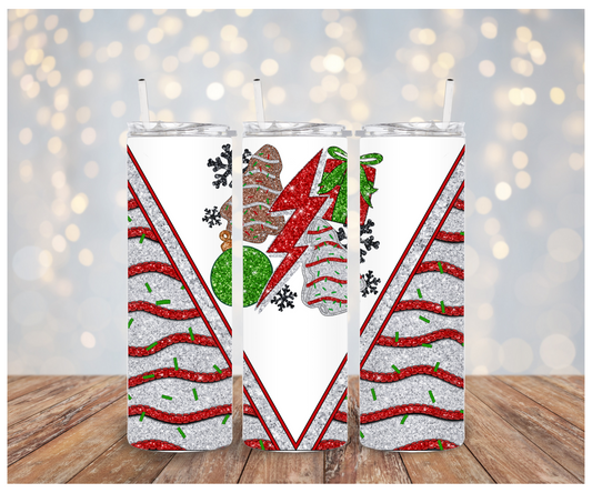 Christmas Cakes Vinyl Wrap