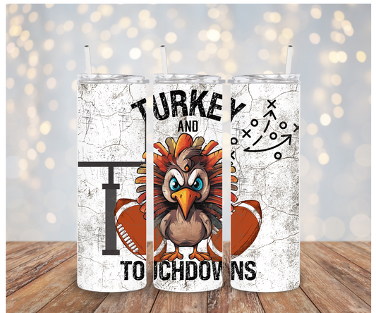 Turkey and touchdowns Sublimation Transfer