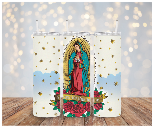 Virgen Maria Estrellas Vinyl Wrap