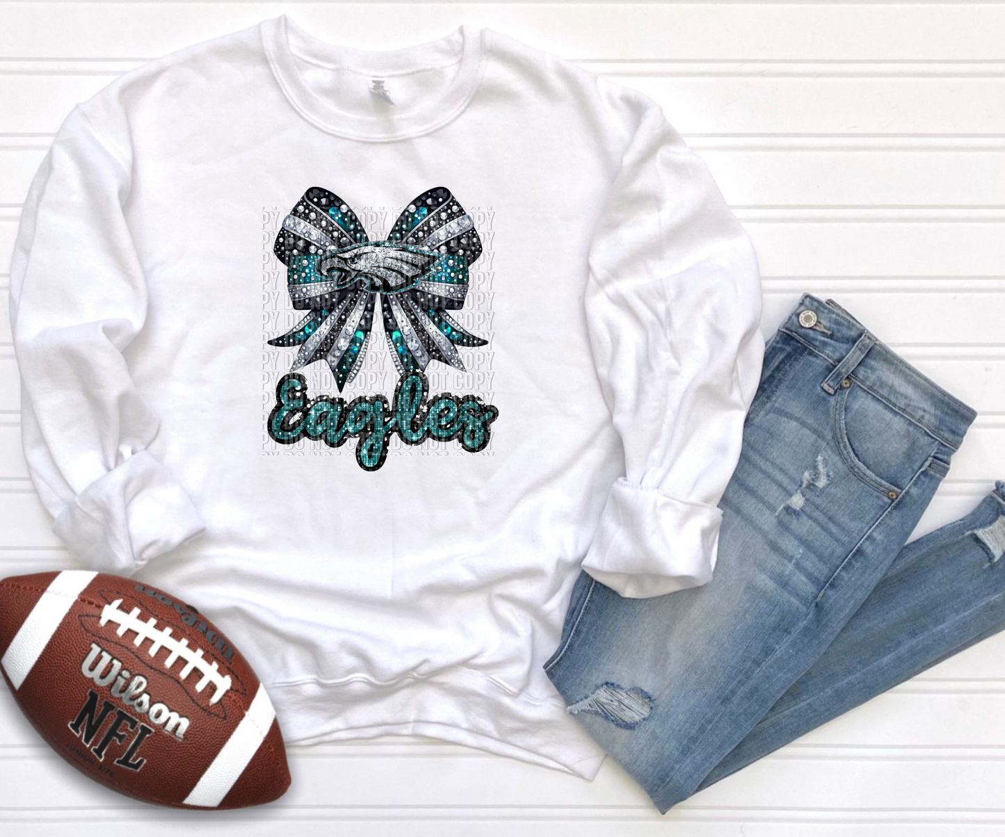 Faux rhinestone bows HTV