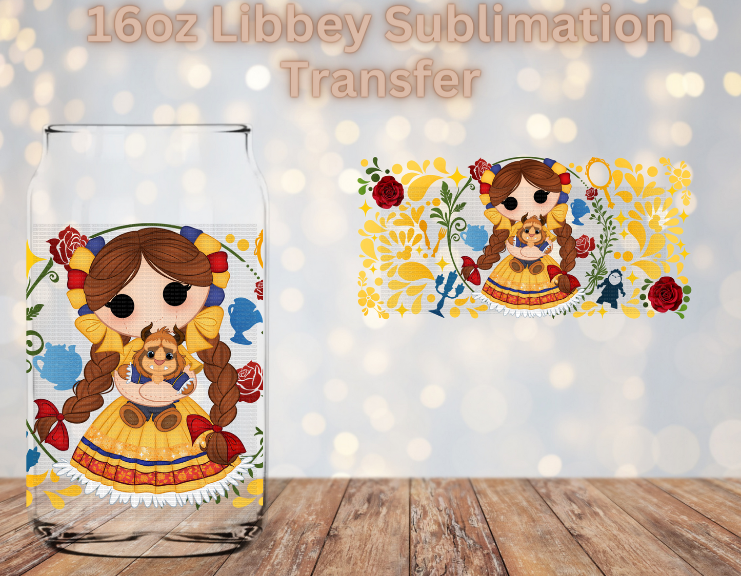 Mex Doll Princess Sublimation Transfer