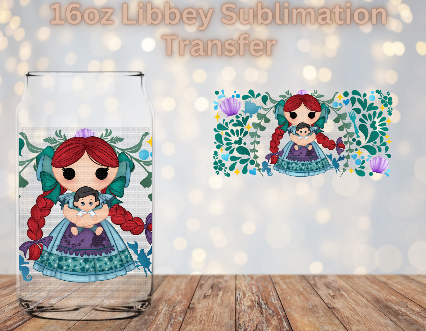 Mex Doll Princess Sublimation Transfer